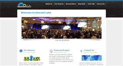Desktop Screenshot of geocentlabs.com